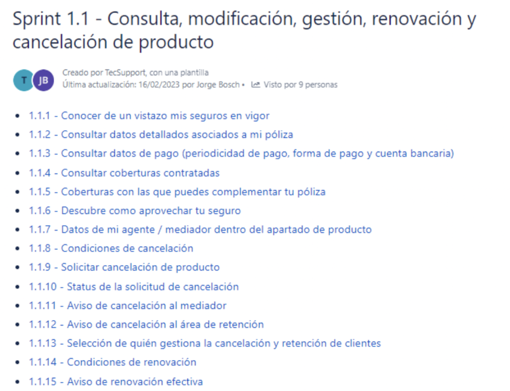 Cómo ayudé a Zurich Seguros a conceptualizar su nueva área de clientes 5 Área de clientes (VII)