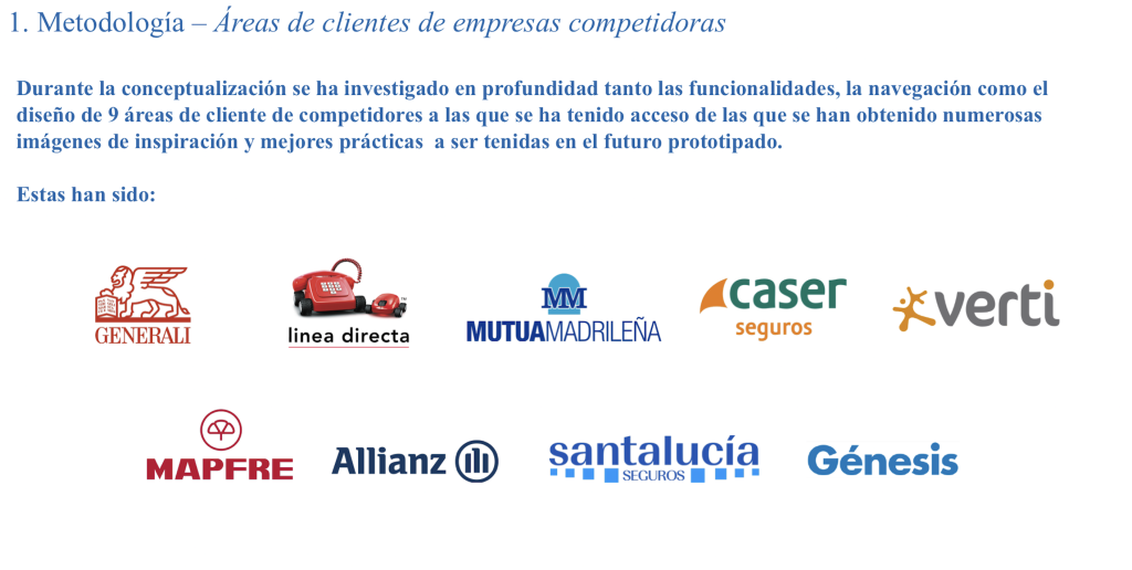 Cómo ayudé a Zurich Seguros a conceptualizar su nueva área de clientes 3 Área de clientes (V)