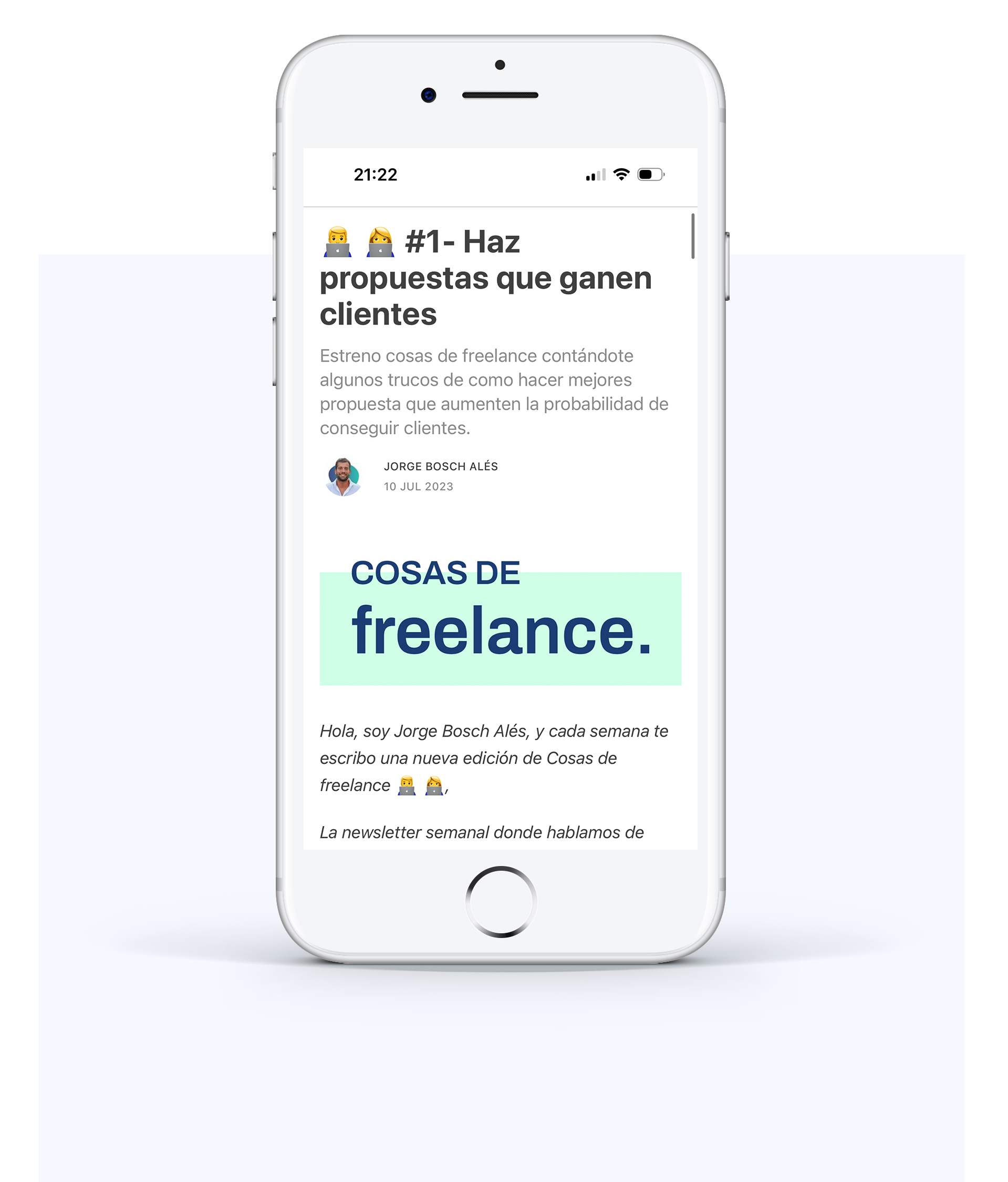 Estrategias integrales de experiencia de cliente, producto y digitalización 36 Cosas de freelance Jorge Bosch Alés